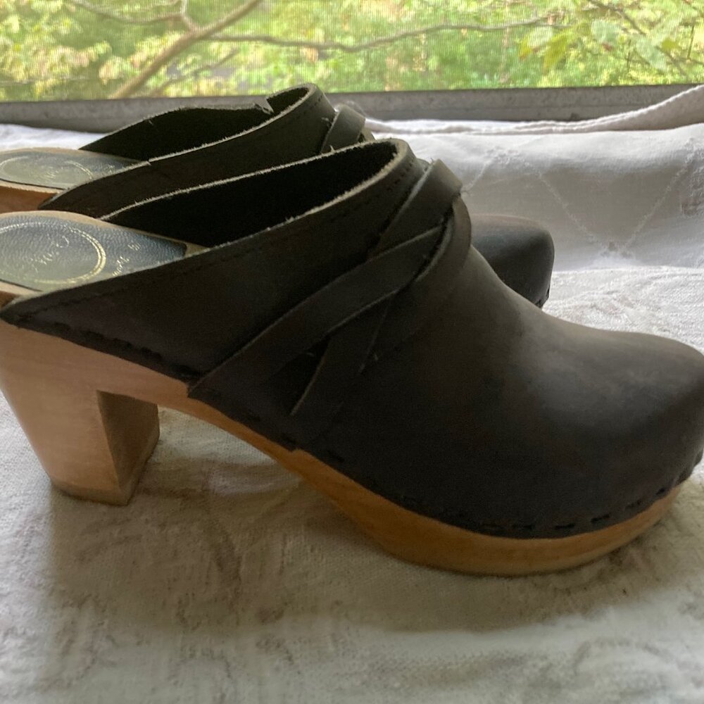 No.6 old school clogs high heel 35